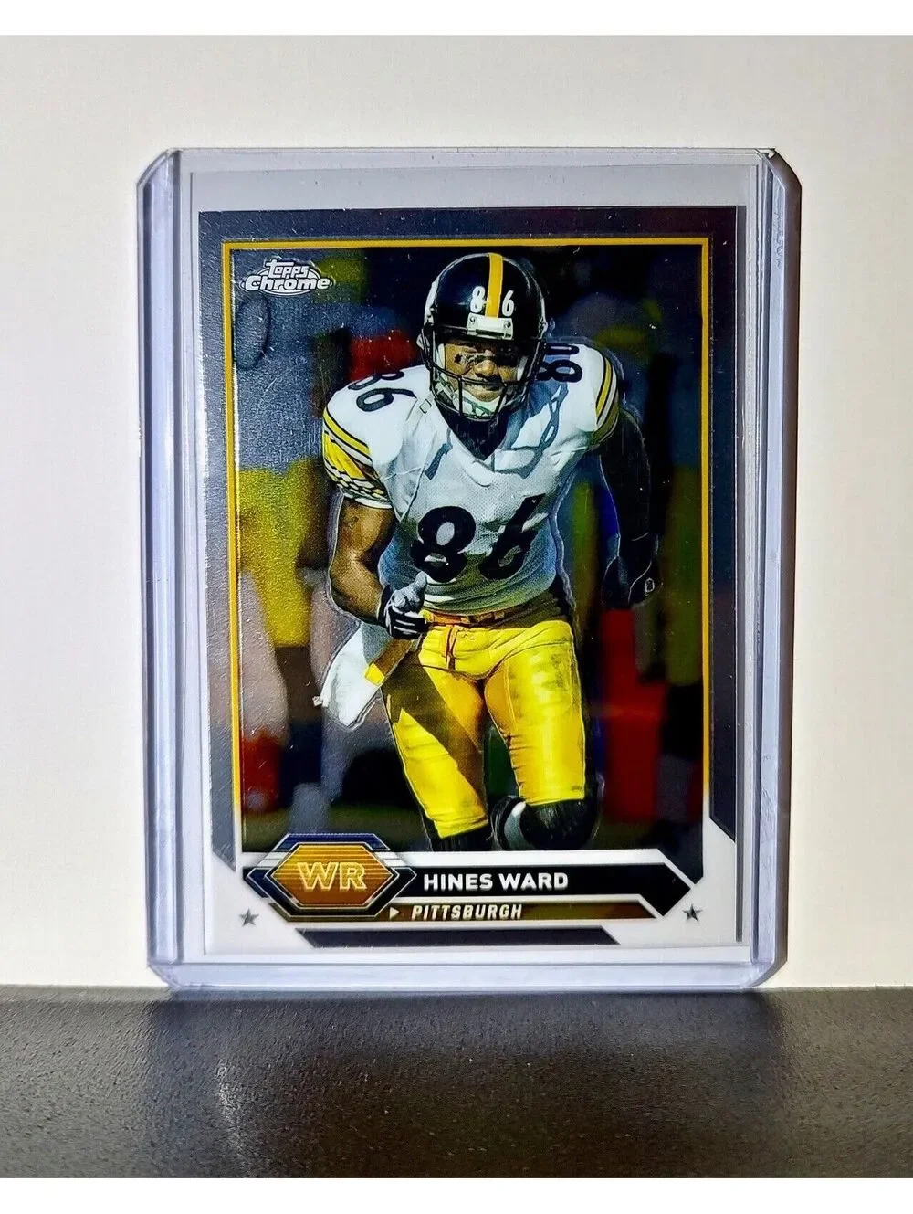 Hines Ward 2023 Topps Chrome NFL #8 Football Card Pittsburgh Steelers